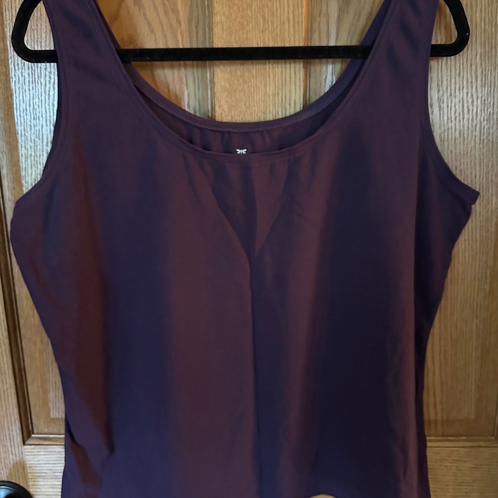 Talbots Purple Tank Top.  Size 1X.